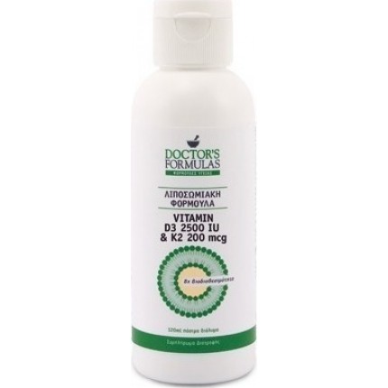 Doctor's Formulas Vitamin D3 2500IU & K2 200mcg 2500iu 120ml