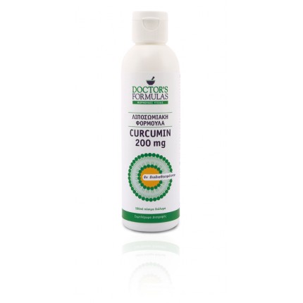 Doctors Formula Λιποσωμιακή Curcumin 200mg 180ml (Λιποσωμιακής Φόρμουλα Κουρκουμίνης 200mg)