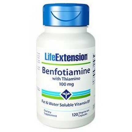 Life Extension Benfotiamine with Thiamine 100mg 120 φυτικές κάψουλες