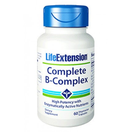 Βιταμινη Β ΙΣΧΥΡΗ ΦΟΡΜΟΥΛΑ LifeExtension Complete B-Complex 60v.Caps - Η Ισχυρή Φόρμουλα Β